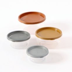 Set x4 Recipientes - Redondo