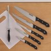 Set De Cuchillos Y Tabla - 7Pzs