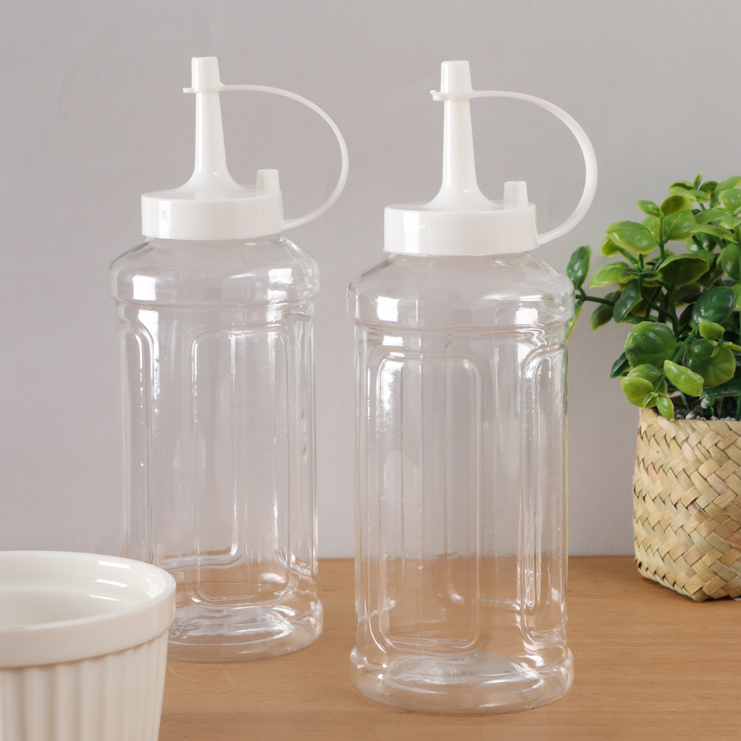 Set x2 Dispensador Para Salsas 350 Ml.