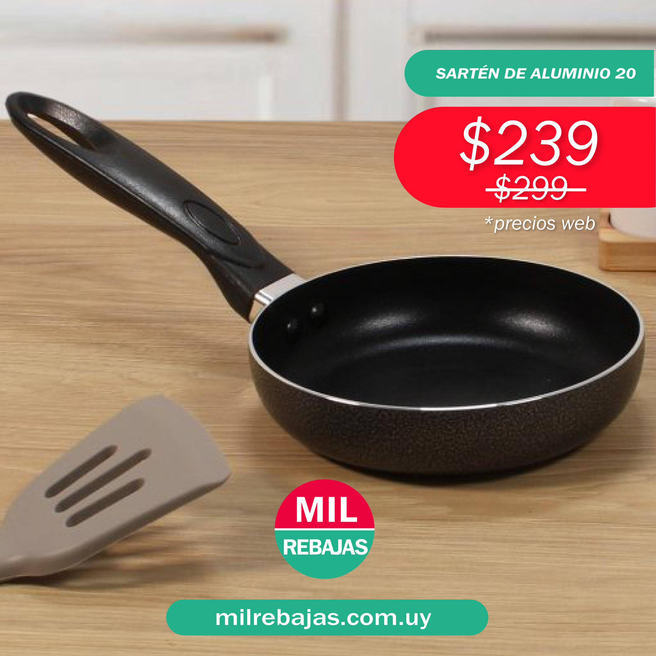 Sartén De Aluminio 20