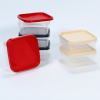 Set x2 Recipiente Cuadrado Multiuso 14x14