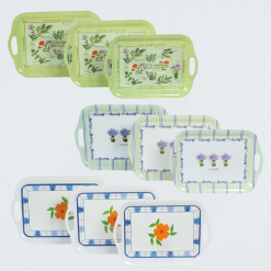 Set De Bandejas Plásticas - 3Pzs.