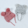 Gorro Con 2 Pompones Para Niños