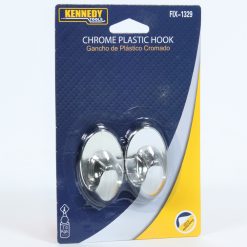 Set x2 Ganchos Plásticos Cromados