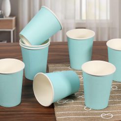 Set x8 Vasos Descartables - Celeste