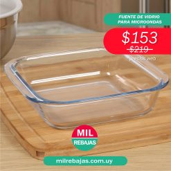 Fuente De Vidrio Para Microondas 21x18,5