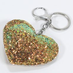 Alternative view of Llavero Lentejuela Corazón