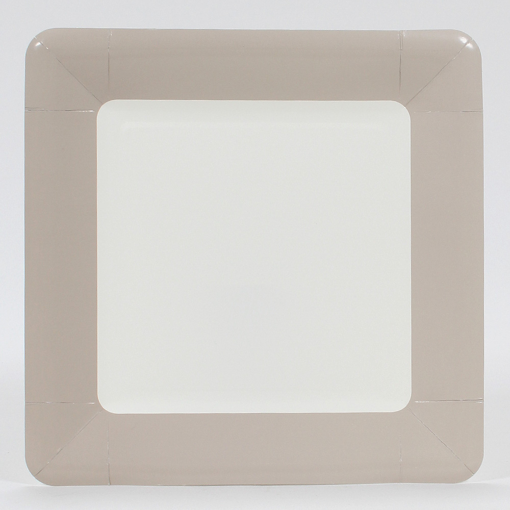 Set x8 Platos Descartables 23,7x23,7 - Imagen 2