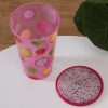 Vaso Plástico Con Tapa 10,7