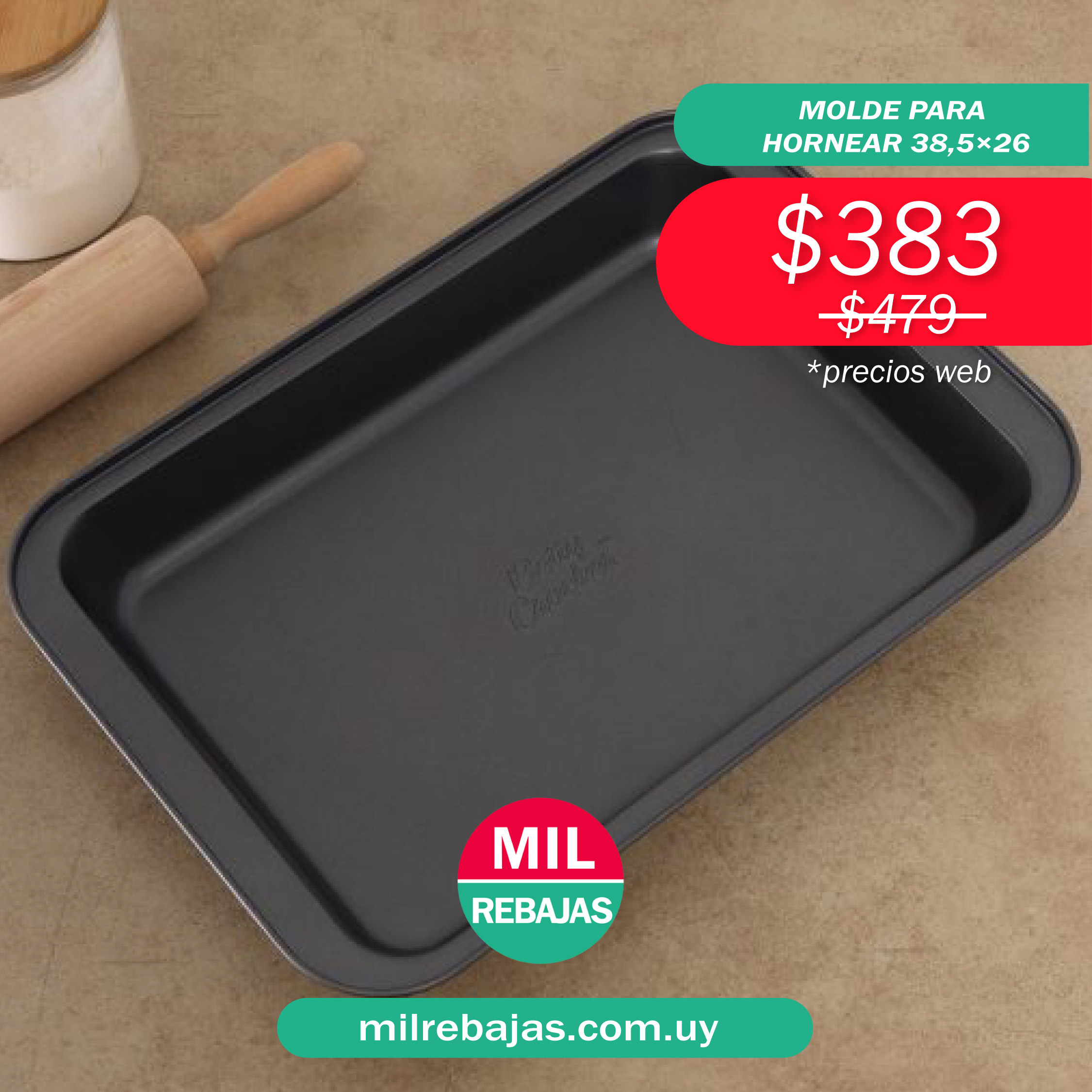 Molde Para Hornear 38,5x26