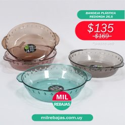 Bandeja Plástica Redonda 26,5