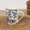 Taza Con Diseño Flores