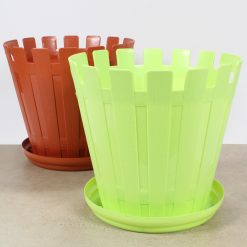 Maceta De Plástico Con Plato 29,5