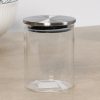 Envase De Vidrio Con Tapa De Metal 10,5