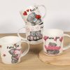 Taza De Porcelana Felíz Día 8,5