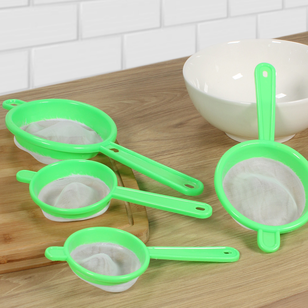 Set De Coladores 4Pzs 8,5