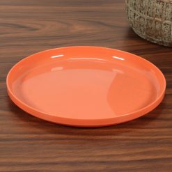 Plato Llano Naranja 18,5