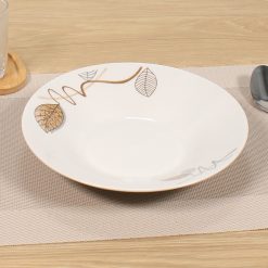 Plato Hondo De Porcelana 22,5