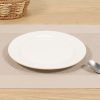 Plato Llano Blanco 18