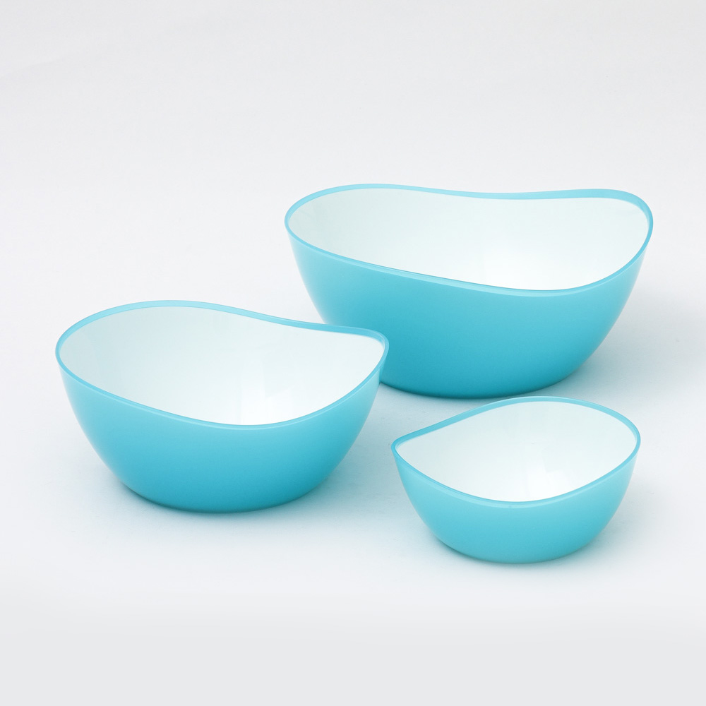 Set x3 Bowl Plástico Lisos - Imagen 2