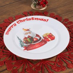 Plato Llano Ovalado Navidad