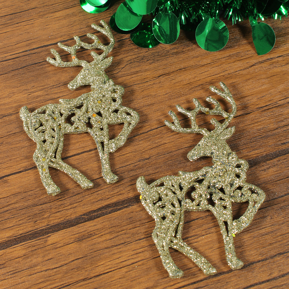 Set x2 Adornos De Navidad Renos