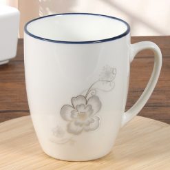 Taza Flor Borde
