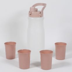 Alternative view of Botella Plástica Con Vasos