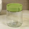 Recipiente De Vidrio Con Tapa