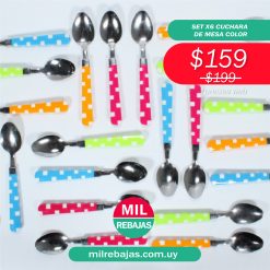 Set x6 Cuchara De Mesa Color