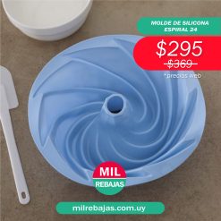 Molde De Silicona Espiral 24