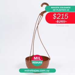 Maceta Colgante De Plástico 18