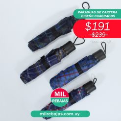 Paraguas De Cartera Diseño Cuadrados