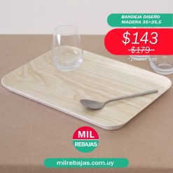 Bandeja Diseño Madera 35x25,5