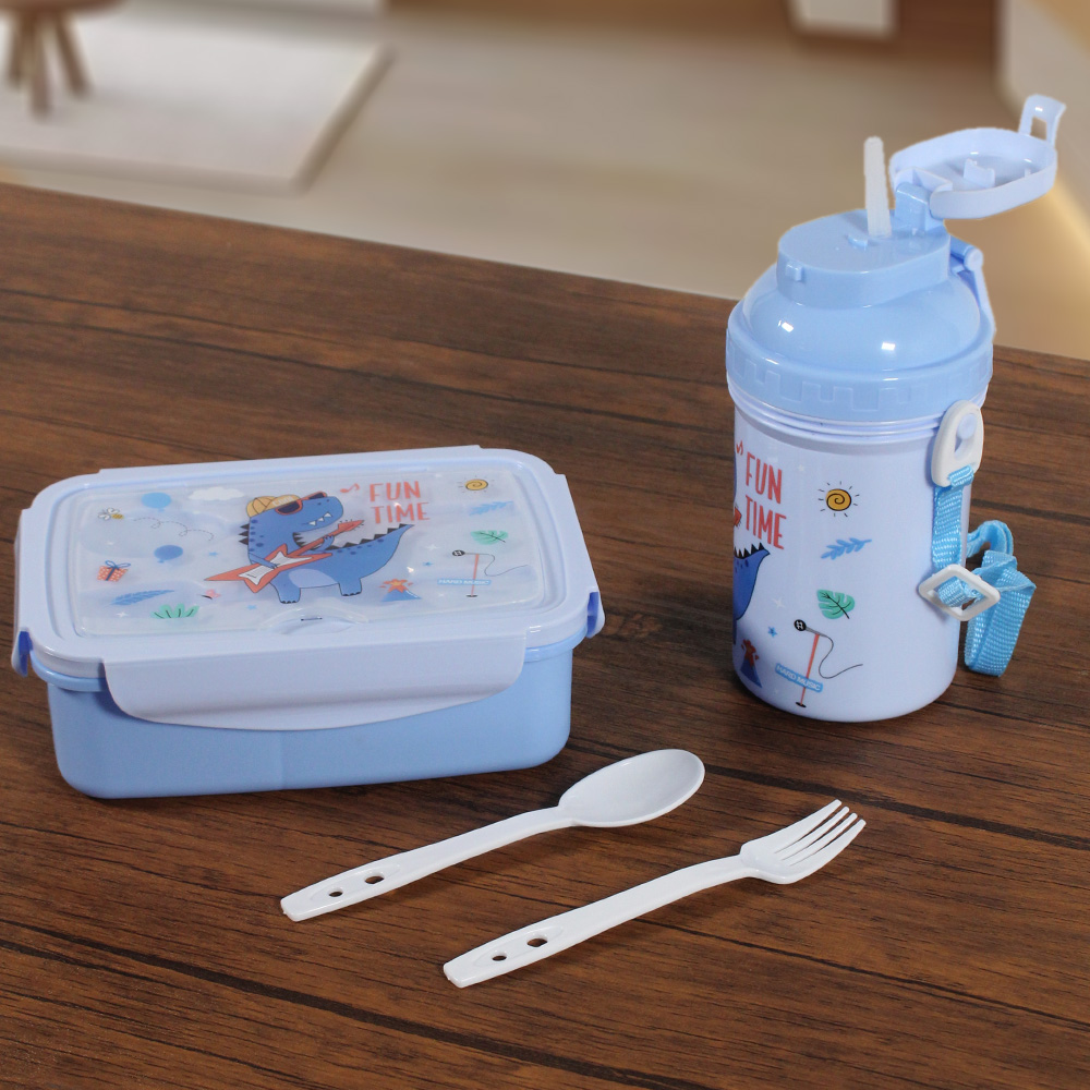 Set De Recipiente Con Botella Para Niño