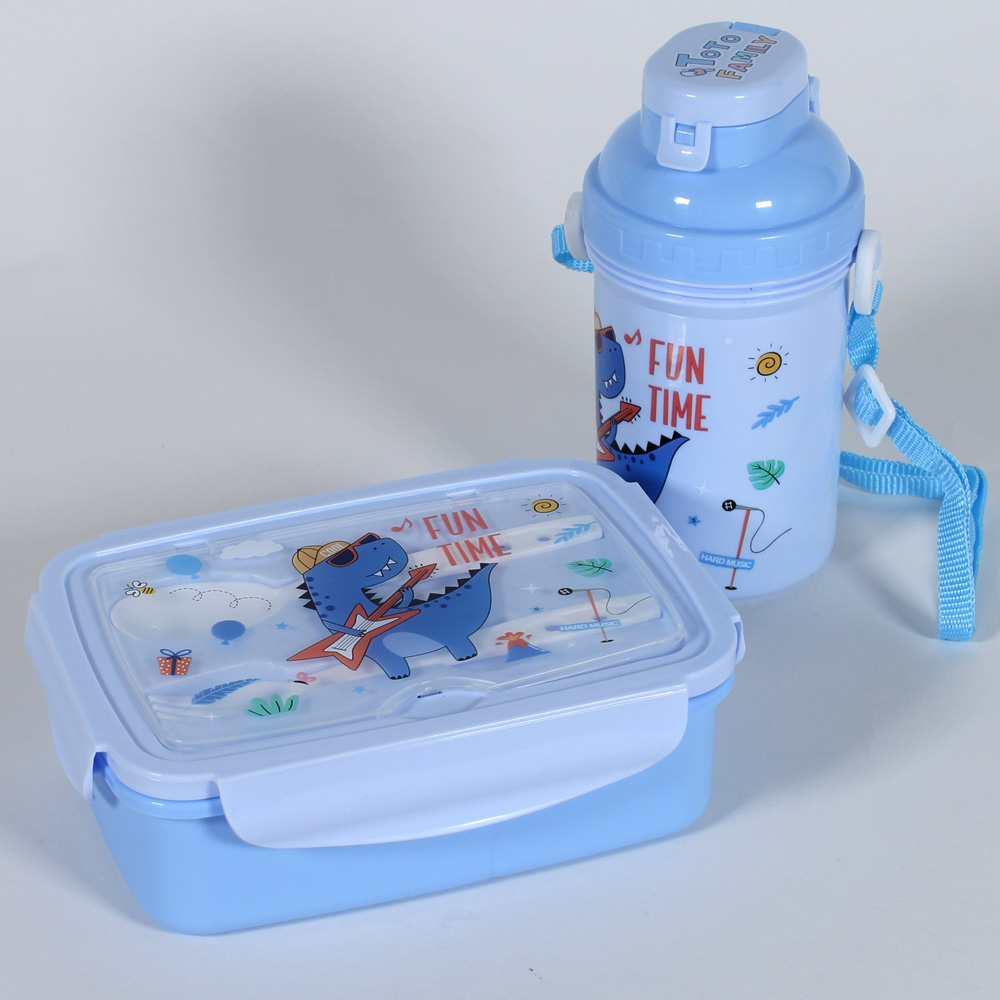 Set De Recipiente Con Botella Para Niño - Imagen 3