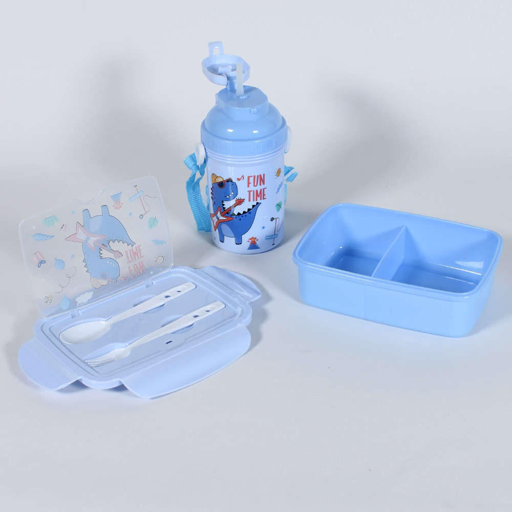 Set De Recipiente Con Botella Para Niño - Imagen 2