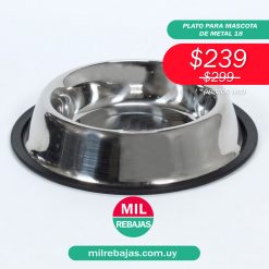 Plato Para Mascota De Metal 18