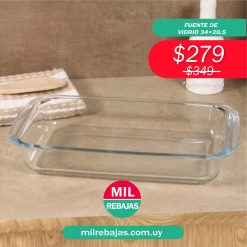 Fuente De Vidrio 34x20,5